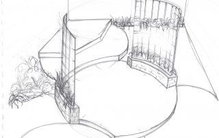 London Garden Design Clinic Sketch