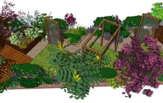 Garden Design Sketchup Perspective