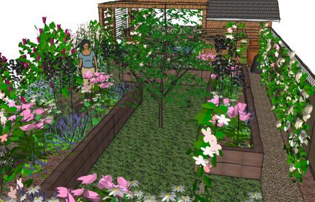 Walthamstow garden design perspective 5