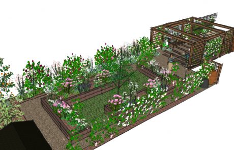 Walthamstow garden design perspective 2
