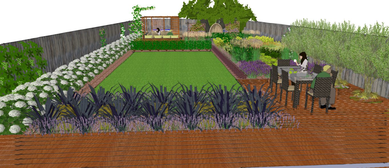 Modern Garden Design Presentation - A garden for maturing kids and