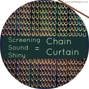 Add a Chain Curtain for Privacy and Screening