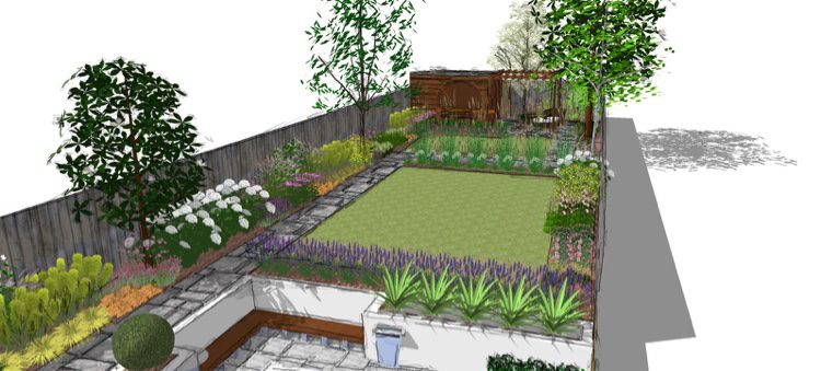 Block planting gives a modern approach