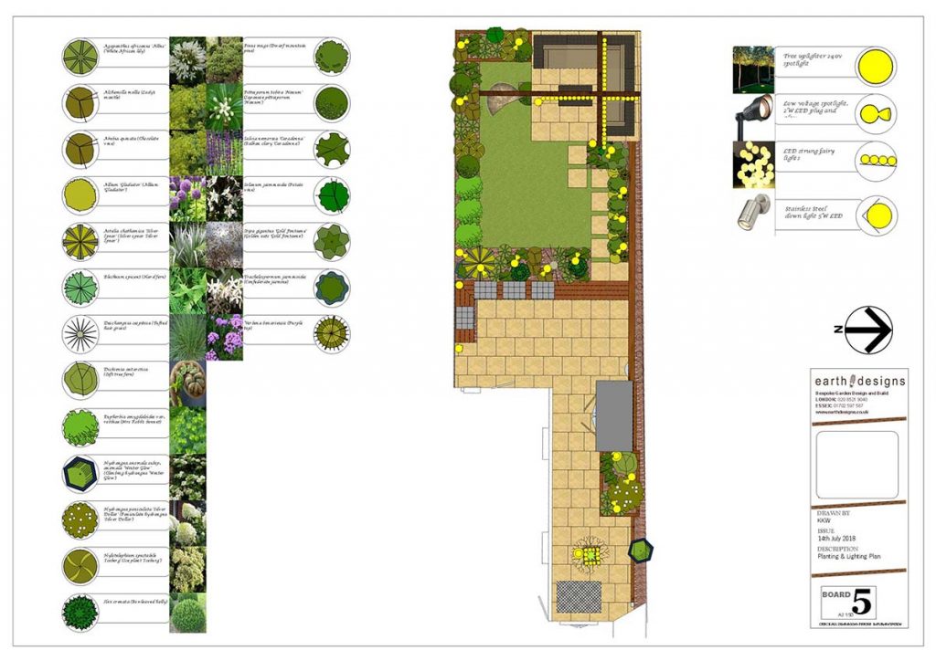 A multi level garden design Earth Designs