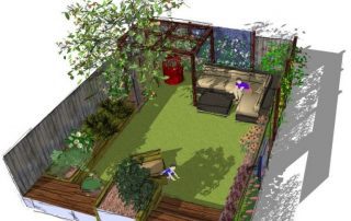 Family garden design in Ealing