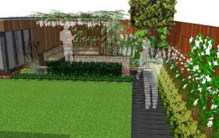 A new build garden design in Tiptree