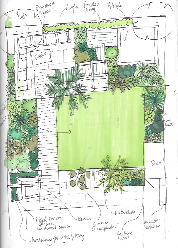 Contemporary Garden Design in Leigh-on-Sea