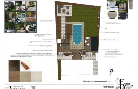 swimming pool garden design thorpe bay ED458