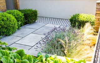 Woodford front garden design in East London